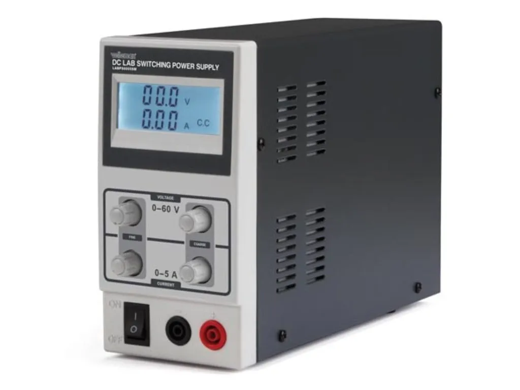 Velleman Labor-Netzteil, schaltend, regelbar, 0-60 VDC/0-5 A