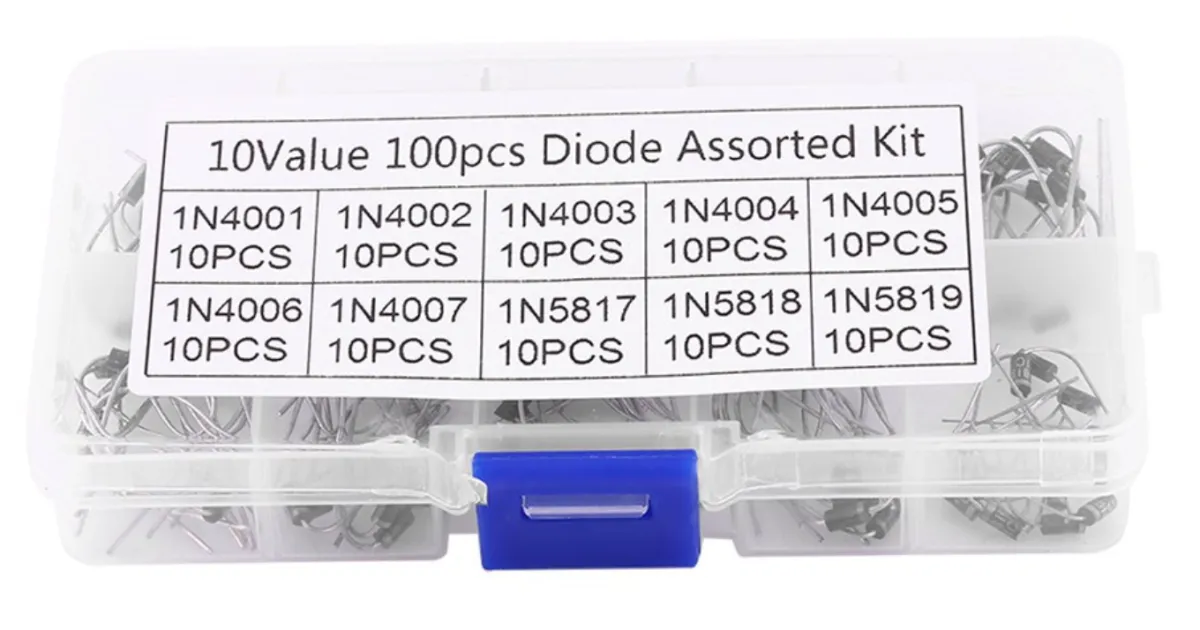 100 Dioden Set 10 Arten Rectifier / Schottky