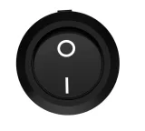 AAN/UIT Wippschalter rund 15mm Einbau – 1