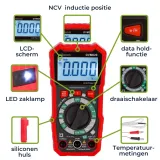 Velleman Digitalmultimeter CAT III 600V – 2