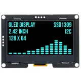 2.4 inch OLED-Display 128x64 Blau I2C SSD1309 3.3V – 1
