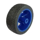 Rad mit Gummi für Roboter oder Smart Car Blau – 2