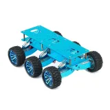 Offroad-Chassis mit 6-Radantrieb Blau – 4