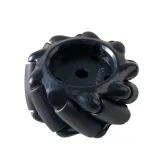 Mecanum-Rad / omnidirektionales Rad - 60MM-K Schwarz Set mit 4 – 3