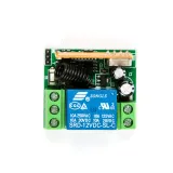 Drahtloses Relaismodul inkl. Fernbedienung (2 Tasten) - 12V, 1 Kanal, 433Mhz RF – 4