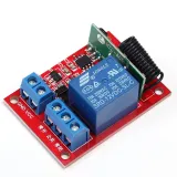 Kabellose Relaismodul inkl. Fernbedienung - 12V, 1 Kanal, 433Mhz RF – 5