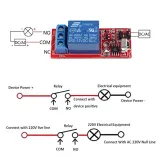 Infrarot-Relaismodul 12V mit Fernbedienung (inkl. Batterie) - 1 Kanal – 3