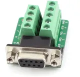 DB9 Female D-SUB Adapter RS232 Seriell auf Schraubklemme – 2