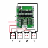 BMS 4S 30A Schutzschaltung mit Balancierfunktion – 5
