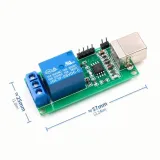 Hochwertiges 1-Kanal 5V USB-Relaismodul – 6