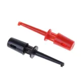Mini-Testclip mit Federhaken für PCB SMD IC 43mm - Rot – 3