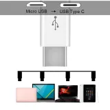 USB-C male zu Micro-USB female Adapter weiß – 5