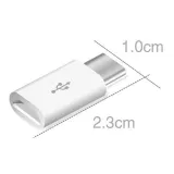USB-C male zu Micro-USB female Adapter weiß – 6