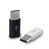 USB-C Male zu Micro-USB Female Adapter  - schwarz – 3