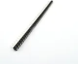 2.54Mm 40-polige runde weibliche Buchsenleiste 1X40P Schwarz – 1