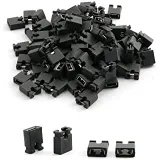 Jumper-Kappe 2 Pins 2,54mm (Schwarz) für u. a. Arduino, Esp32 und Raspberry Pi – 1