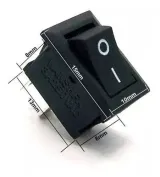 Mini-Wippschalter EIN/AUS KCD11 250V 3A – 2