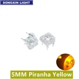 5mm Super Flux Piranha 4pin LED - Gelb – 2