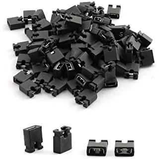Jumper-Kappe 2 Pins 2,54mm (Schwarz) für u. a. Arduino, Esp32 und Raspberry Pi
