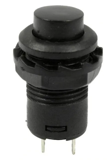 Druckknopf | moment - puls | 14x20 rundes Loch 12mm | Schwarz
