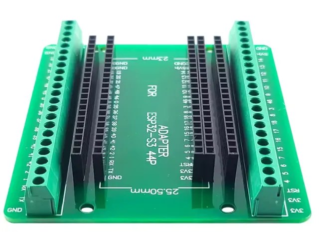 Breakout-Board für ESP32-S3 N16R8 44-Pin 23mm und 25.5mm Boards