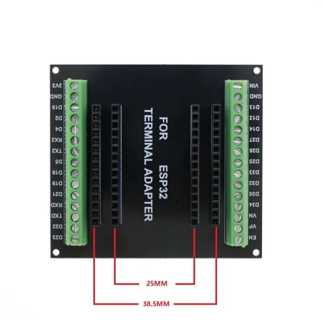 Breakout-Board für ESP32 Devkit V1 mit Schraubklemmen