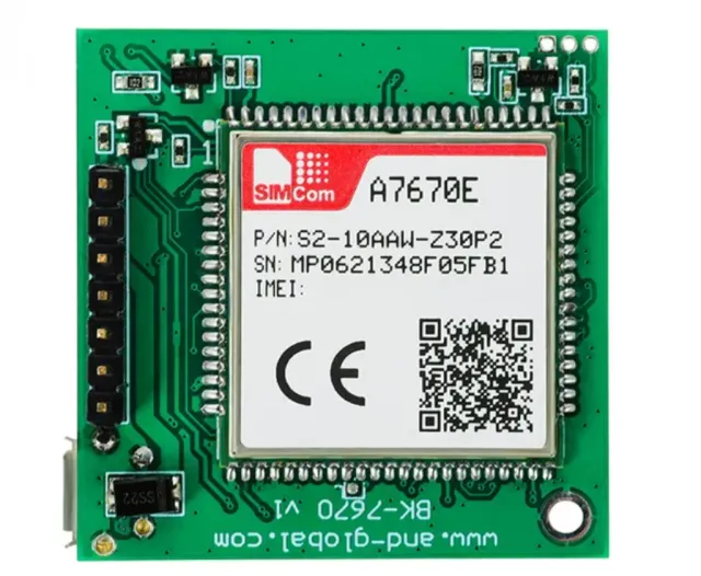 A7670 SIM 4G LTE Cat 1 und GPS-Modul