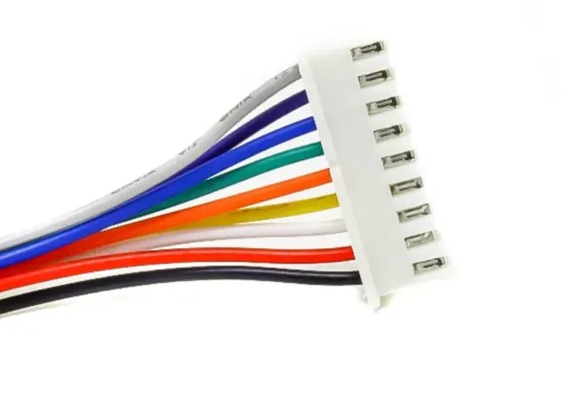 Micro JST XH 9 Pins Pigtail-Stecker männlich