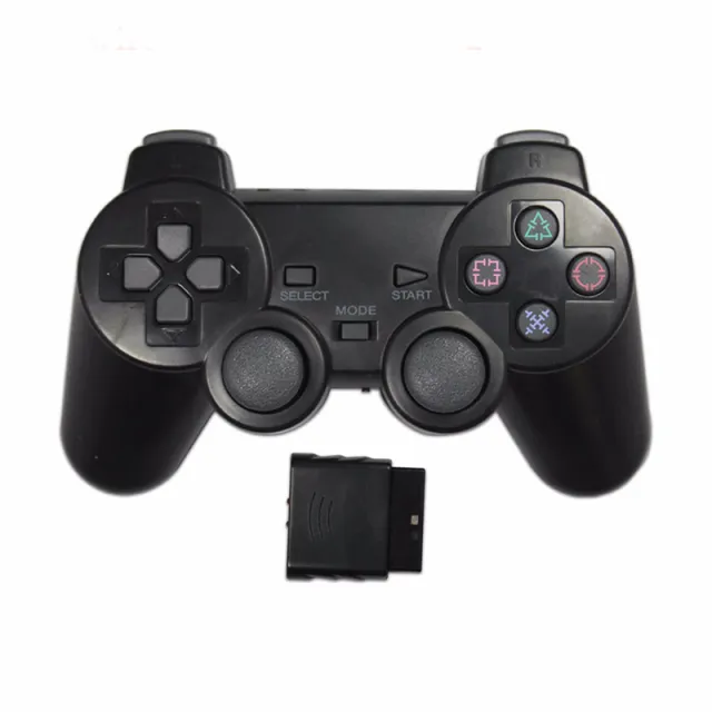 PS2 Wireless 2.4Ghz Game Controller inkl. Empfänger
