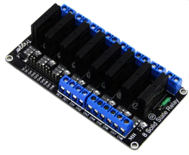 Solid State Relais Modul 5V | 8-Kanal (OMRON G3MB-202P)