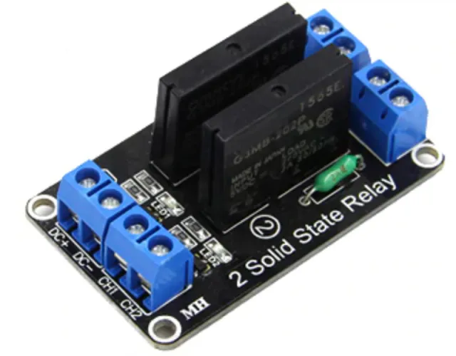 Solid State Relais Modul 5V | 2-Kanal (OMRON G3MB-202P)