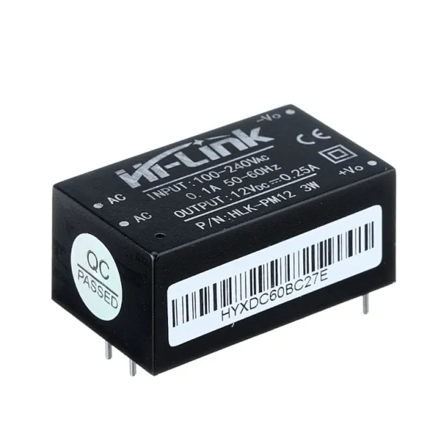 220VAC auf 12VDC 0,25A Konvertermodul HLK-PM12