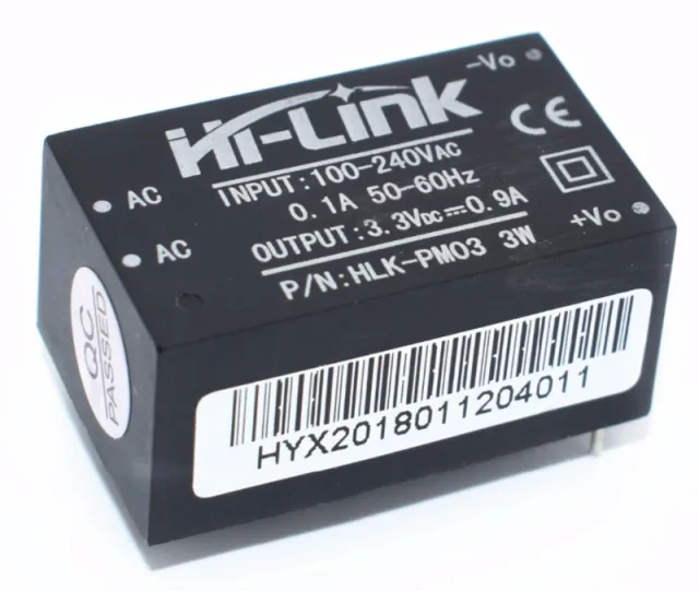 220VAC zu 3,3VDC 1A Konvertermodul HLK-PM03