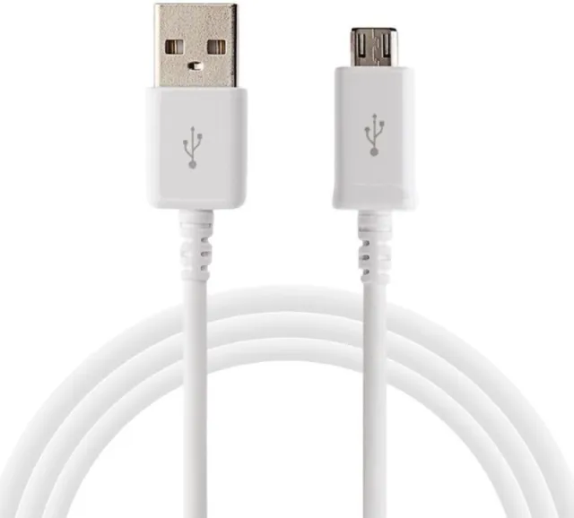 USB-A auf Micro-USB-Kabel 1 Meter Weiß