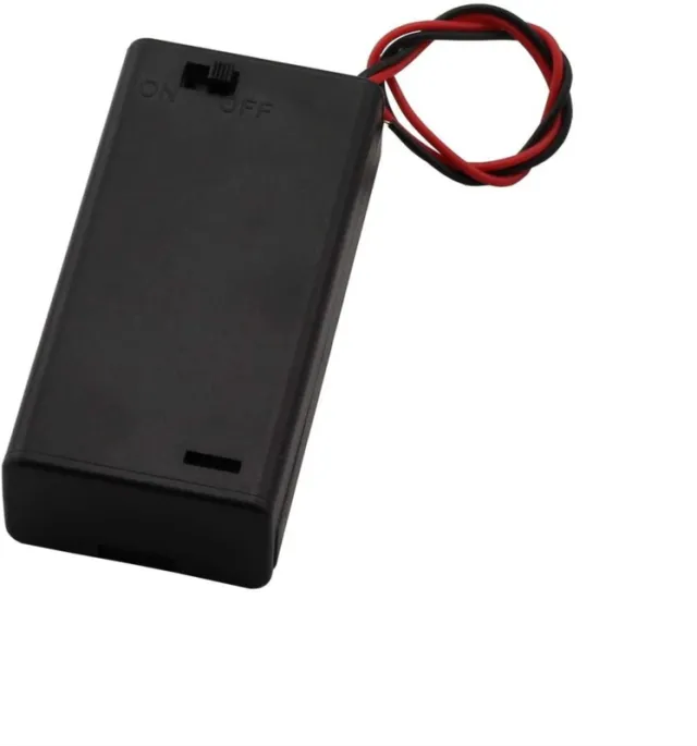 2x AAA Batteriehalter mit Ein/Aus-Schalter (3V)