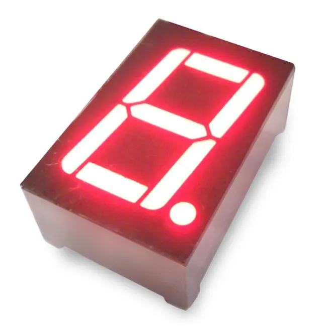 7-Segment-LED-Display Rot 0.56 inch
