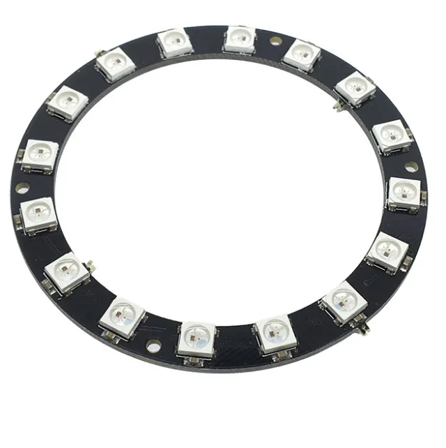 16-Bit-RGB-LEDs WS2812b Kreis rund (Neopixel)