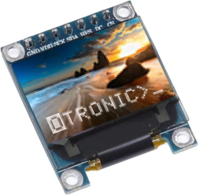 Mini OLED-Display RGB Vollfarbe 0.95 inch 96x64 pixels SPI