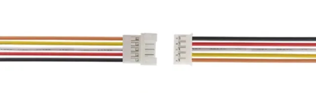 Micro JST PH 5-poliges Pigtail-Connector-Set male female