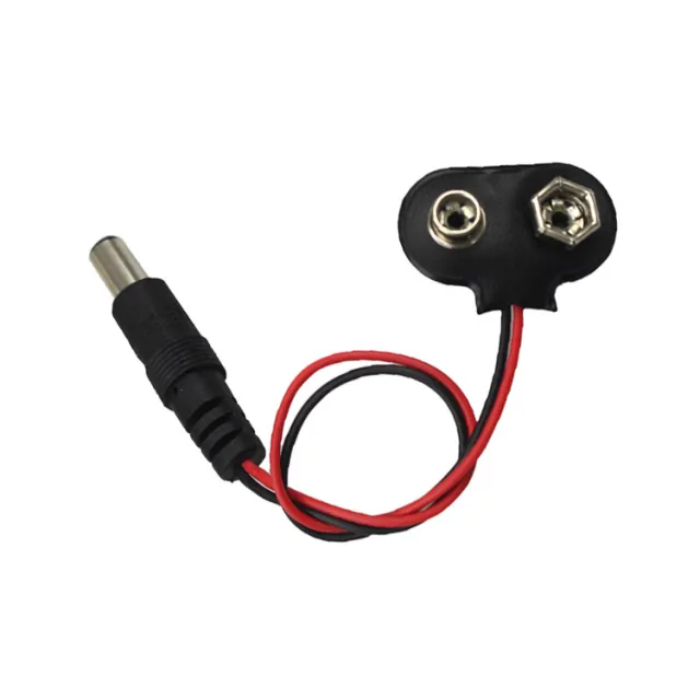 9V-Batterieclip mit 5.5mm Jack
