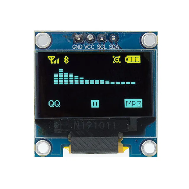 Mini OLED-Display gelb/blau 0.96 inch 128x64 I2C