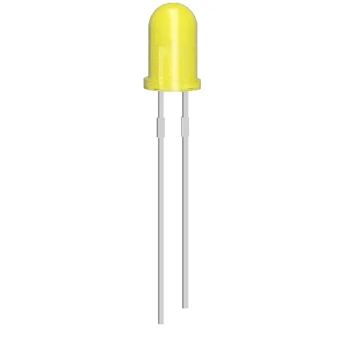 10x LED-Diode 5mm Gelb 2V