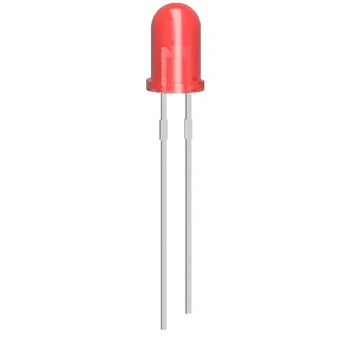 10x LED-Diode 5mm Rot 2V