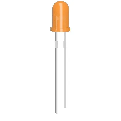 10x LED-Diode 5mm Orange 2V