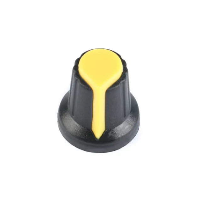 Knopf für Potentiometer Gelb 15mm 17mm