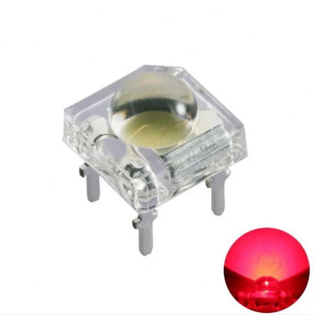 5mm Super Flux Piranha 4pin LED - Rot
