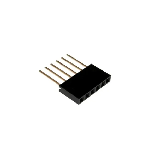6 Pin Female 11mm hohe stapelbare Pin Header Connector