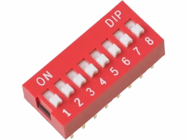 8-poliger DIP-Schalter 2,54 mm