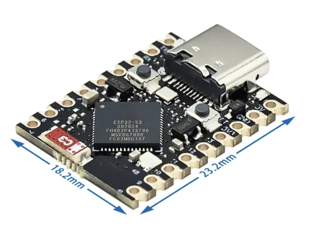 ESP32-S3 Super Mini 4MB Flash und 2MB PSRAM