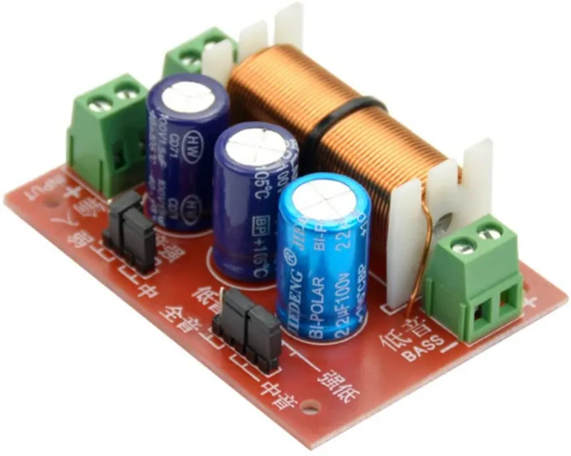 400W verstellbarer Treble/Bass 2-Wege-Crossover-Filter